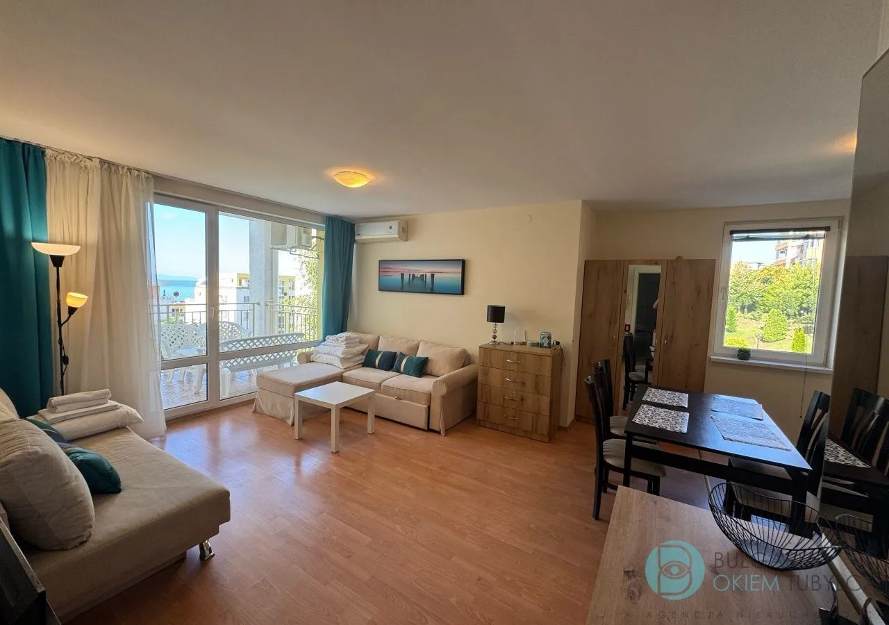 Duże studio z widokiem na basen i blisko plaży – Crown Fort Club, Sveti Vlas — zdjęcie 1
