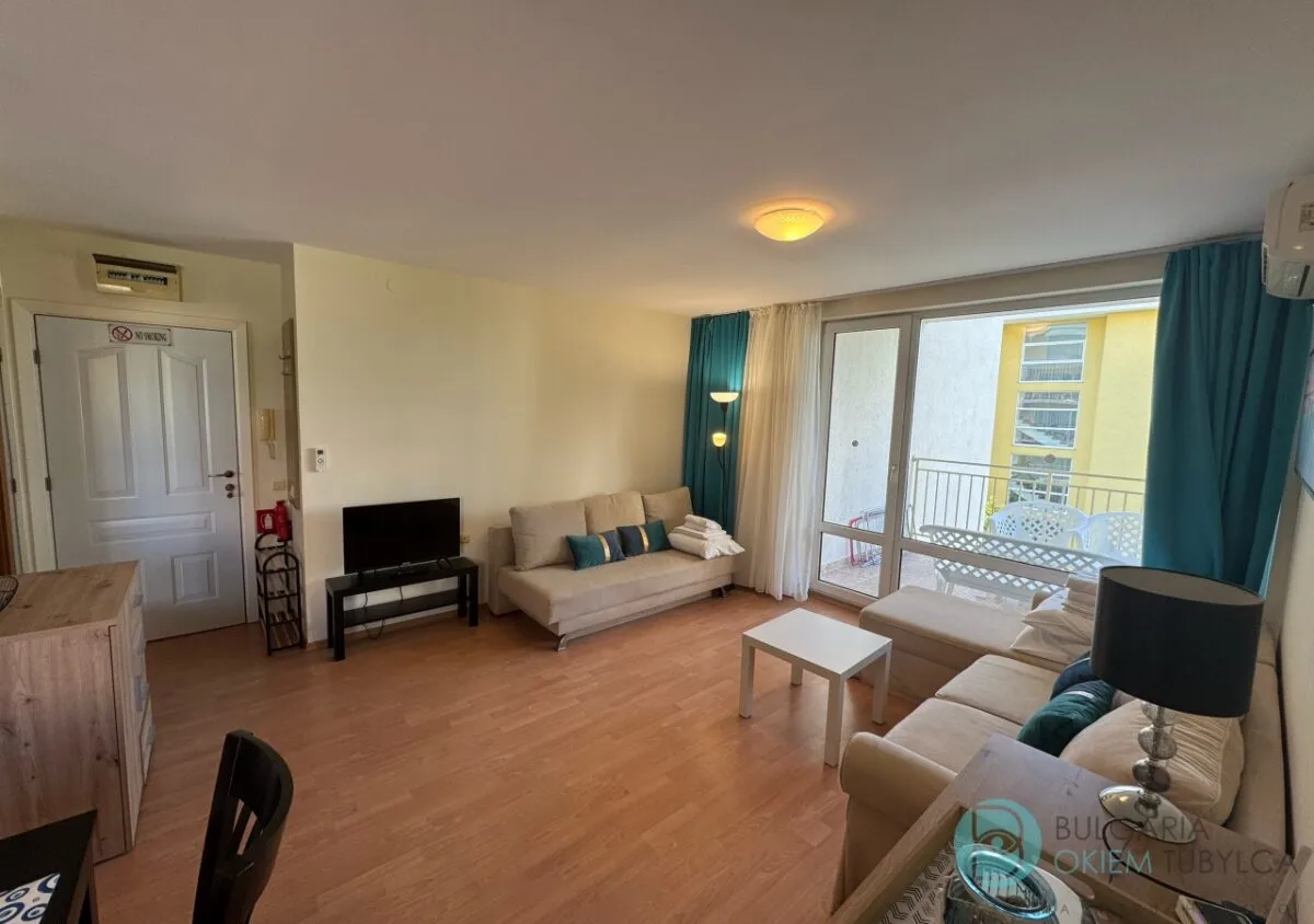 Duże studio z widokiem na basen i blisko plaży – Crown Fort Club, Sveti Vlas — zdjęcie 5