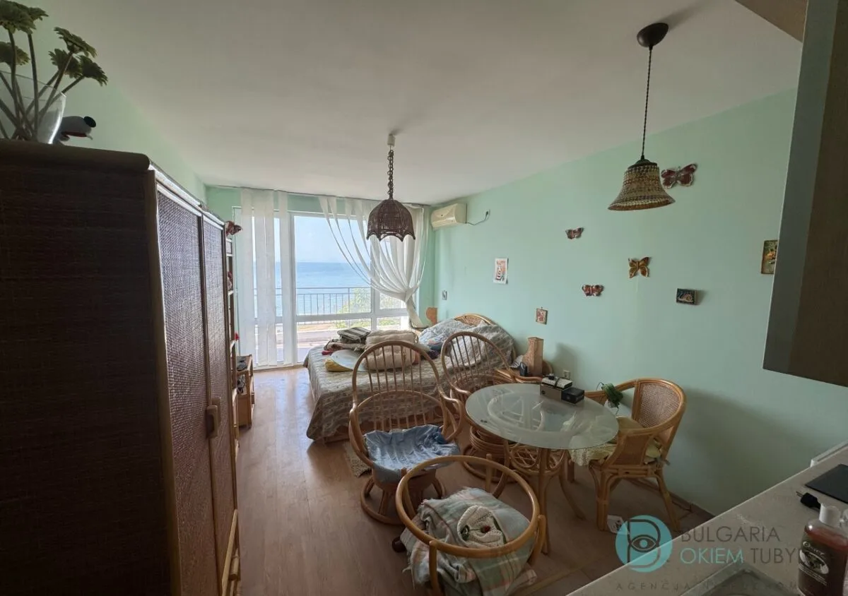 Studio z frontalnym widokiem na morze w pierwszej linii brzegowej – Riviera Fort Beach, Rawda — zdjęcie 4