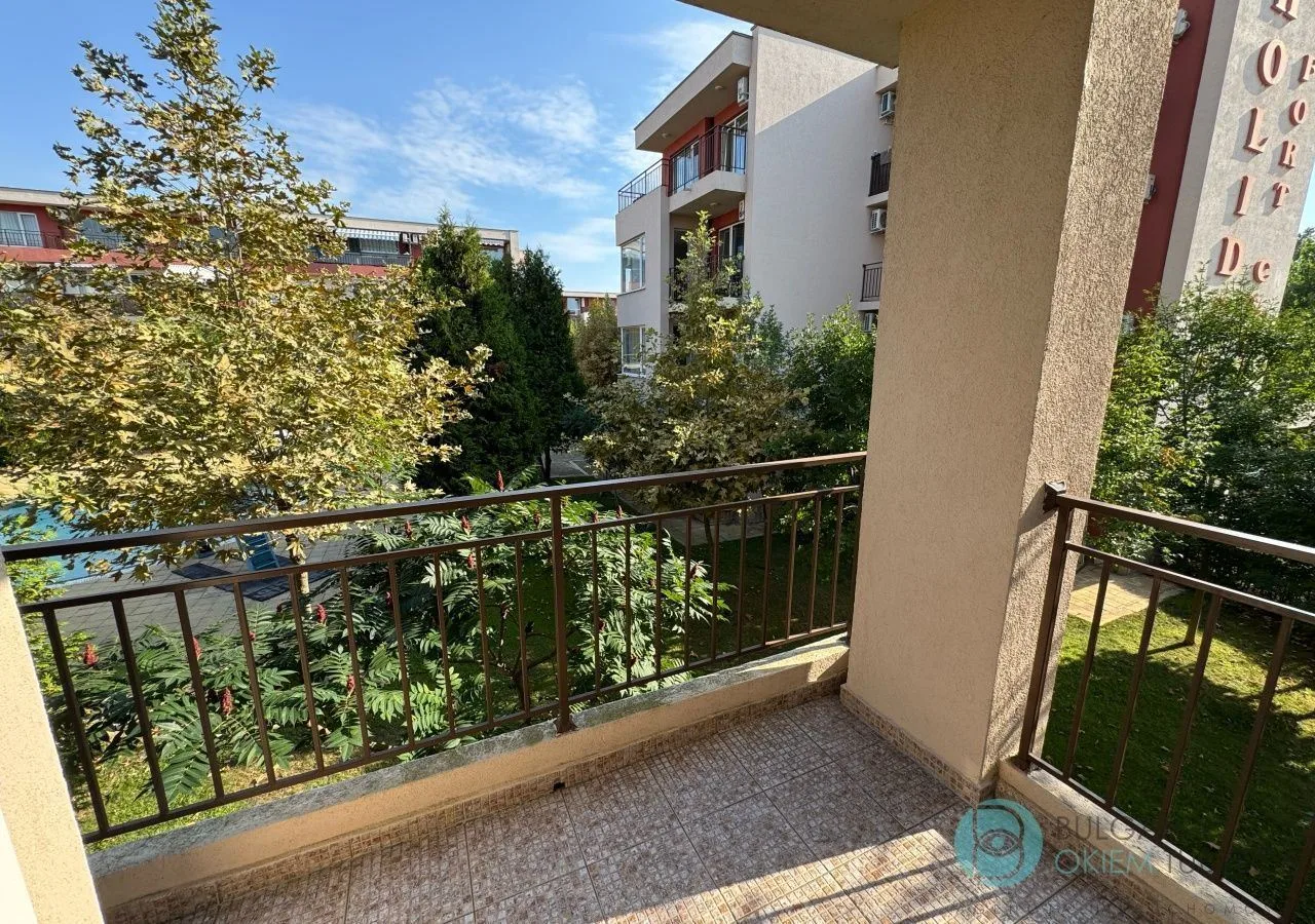 Apartament z widokiem na basen i ratami do 10 lat – Holiday Fort Golf Club, Słoneczny Brzeg