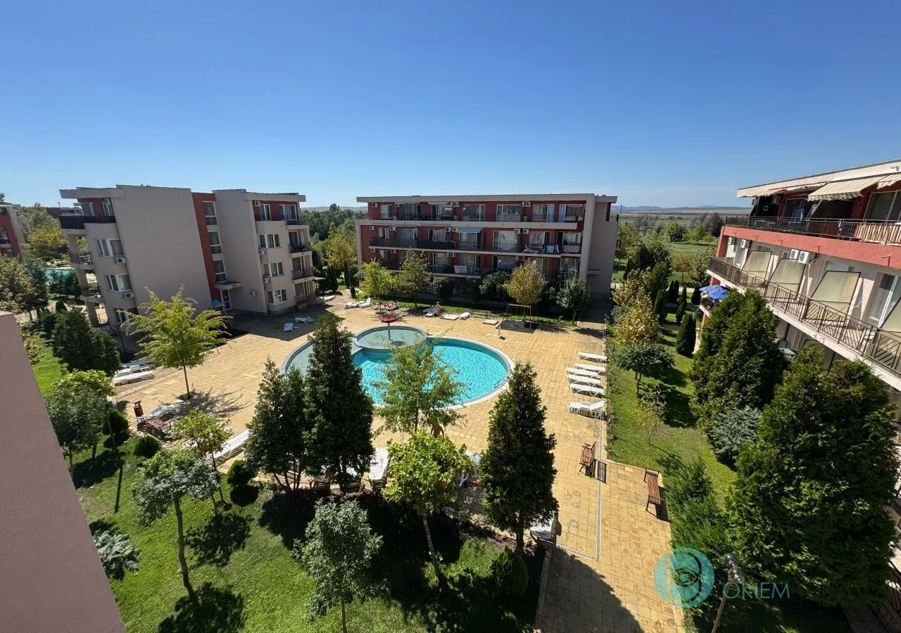 3-pokojowe mieszkanie na raty z widokiem na basen – Holiday Fort Golf Club, Słoneczny Brzeg