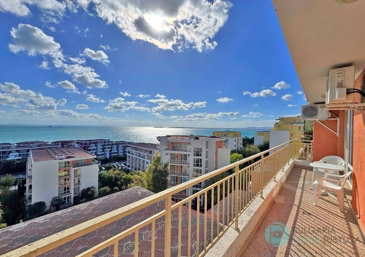 Apartament z panoramicznym widokiem na morze i dużym balkonem – Crown Fort Club, Sveti Vlas