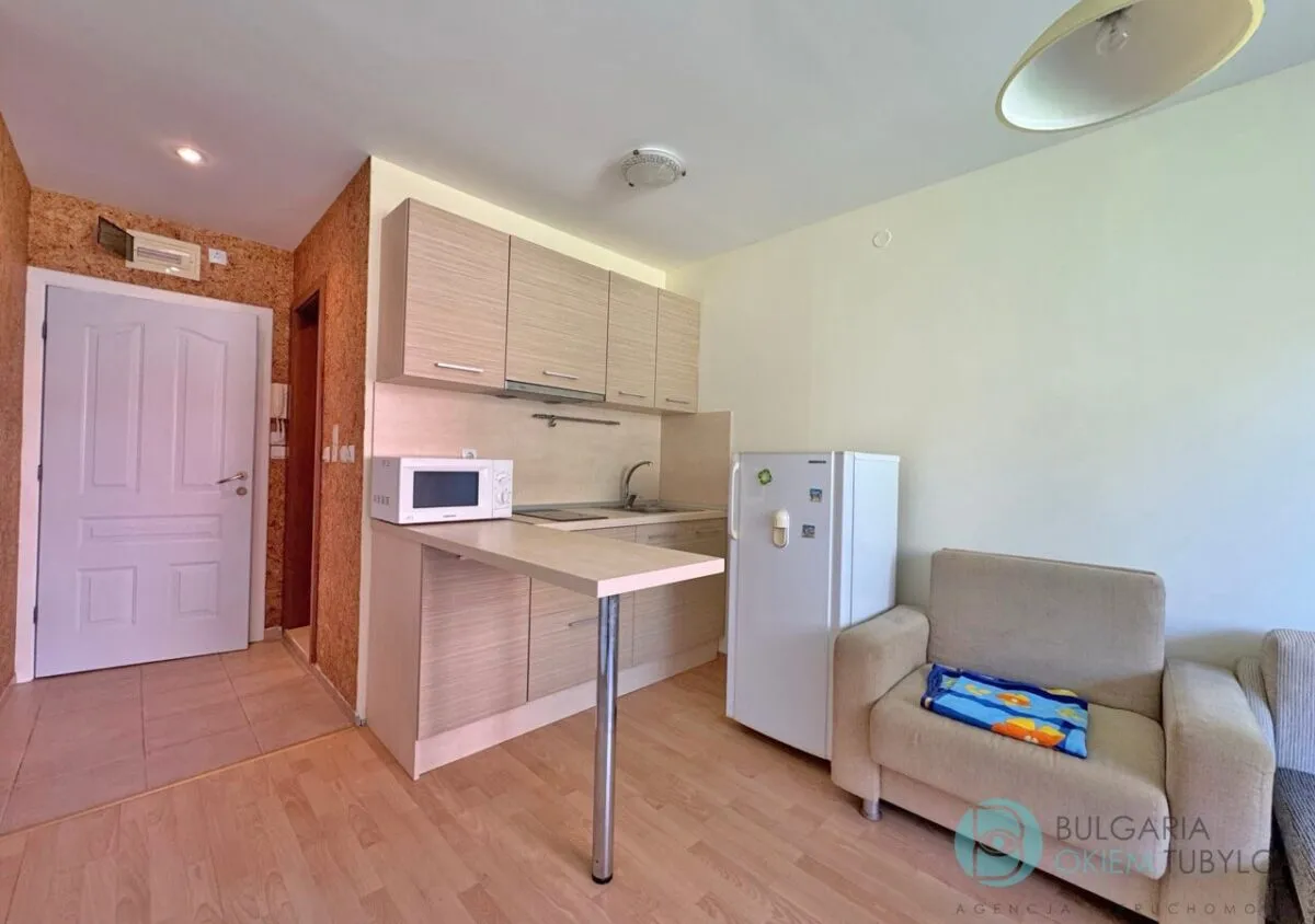 Studio z widokiem na basen, bezpośrednio przy plaży – Panorama Fort Beach, Sveti Vlas — zdjęcie 4