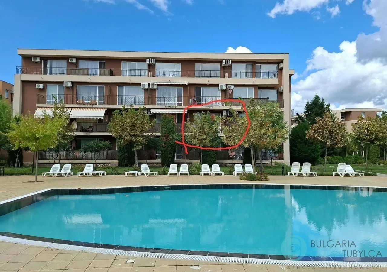 Apartament typu studio z widokiem na basen – Orchid Fort Garden, Słoneczny Brzeg