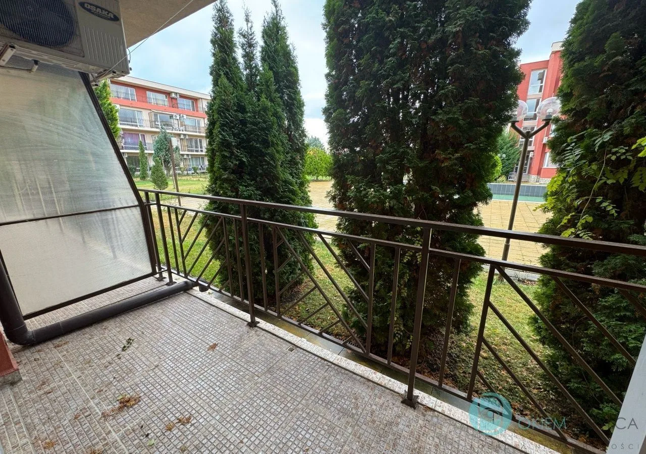 Studio z balkonem i widokiem na basen, raty do 10 lat – Holiday Fort Golf Club, Słoneczny Brzeg