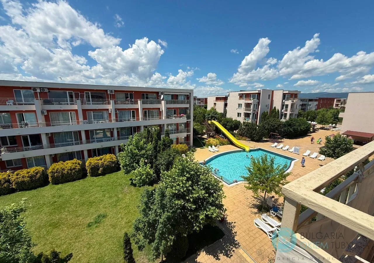 APARTAMENT Z 1 SYPIALNIĄ I WIDOKIEM NA BASEN W NESSEBAR FORT CLUB SŁONECZNY BRZEG — zdjęcie 1