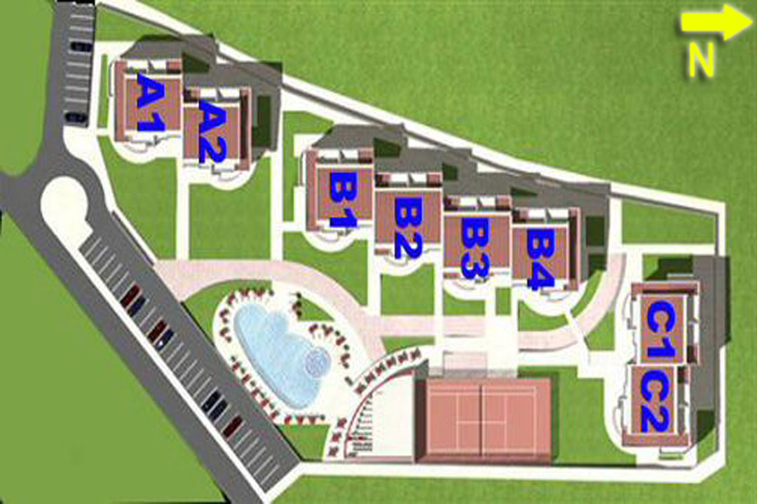 Plan Green Fort — plan kompleksu 1