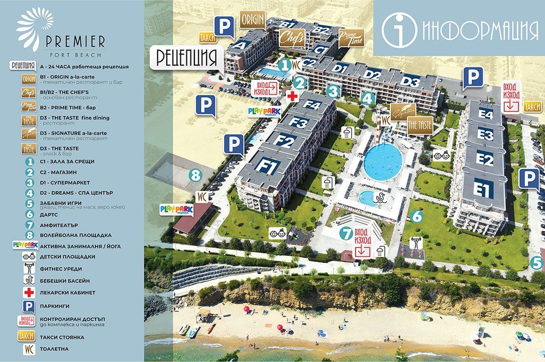 Plan Premier Fort Beach — plan kompleksu 2