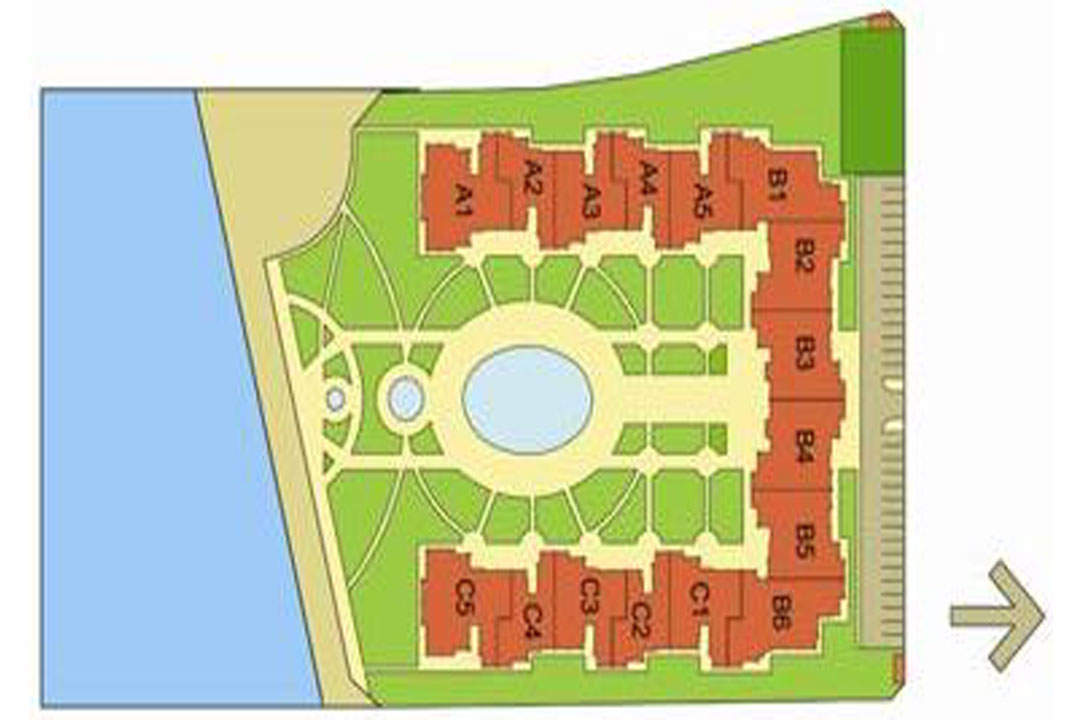 Plan Prestige Fort Beach — plan kompleksu 1